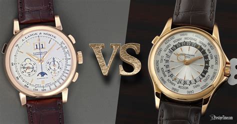 a lange sohne vs patek philippe.